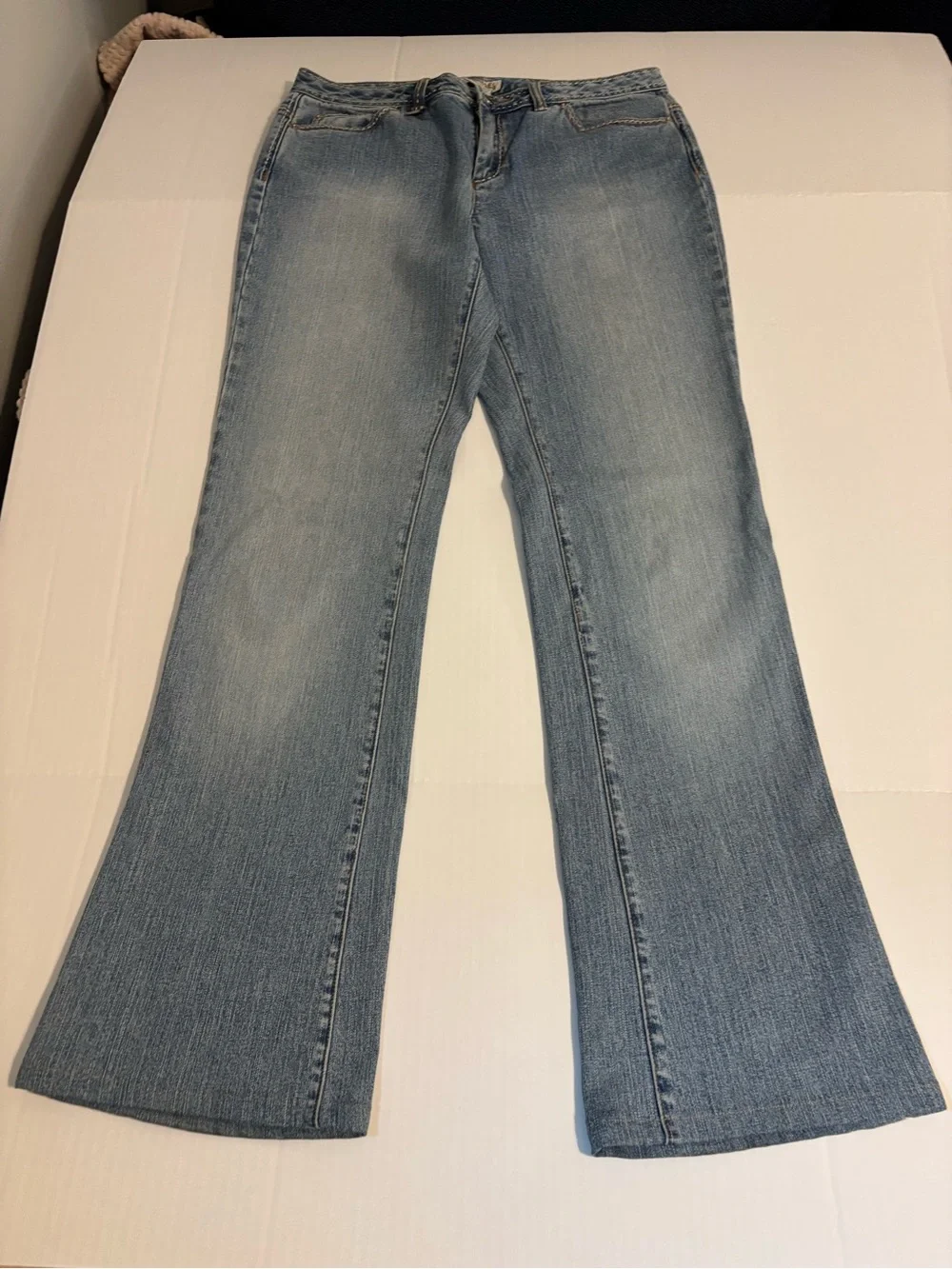 Michael Kors Light Blue Flared Jeans